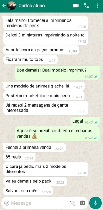 Depoimento de cliente
